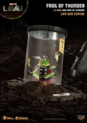 Statue loki frog of thunder lifesize